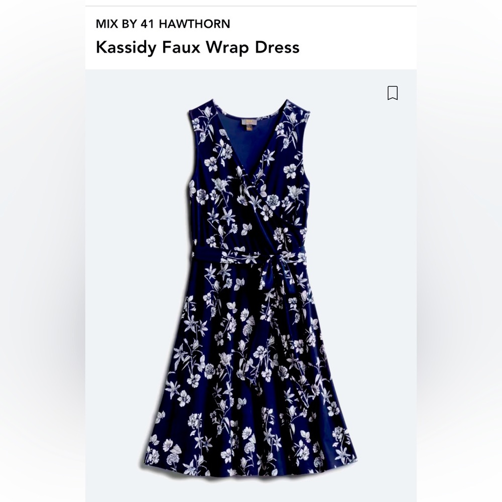 Women’s Faux wrap dress